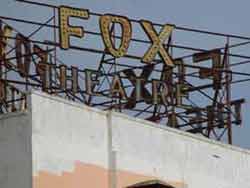 Fox Fullerton Theatre sign